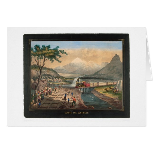 Över det återhållsamt (0005A) Hälsningskort (Framsidan Horizontal)