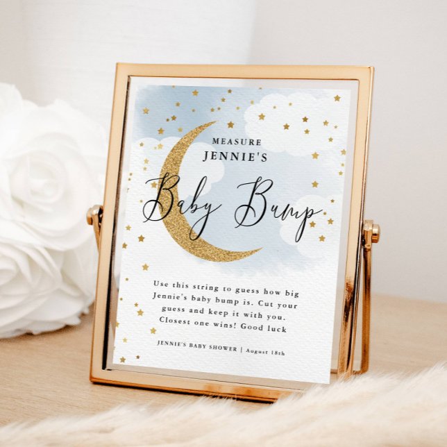 Över det blå måttet i Måne mäter stötfångarens spe Poster (Skapare uppladdad)