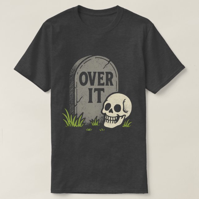 Över det Gravsten Shirt T (Design framsida)
