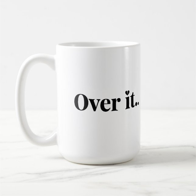 Över det...  kaffemugg (Vänster)