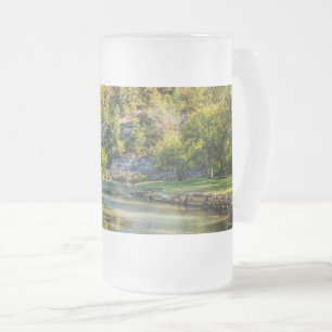 Över Dogwood Bäck Frostat Glass Beer Mugg