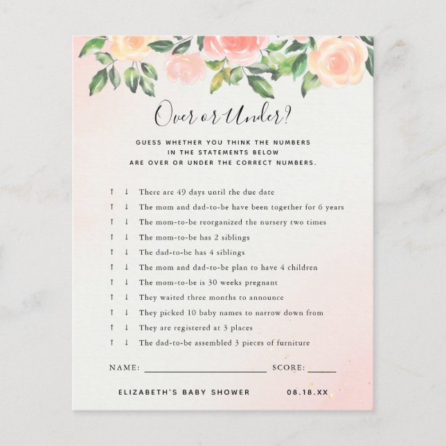 Över eller under | Barnstödsspel (Framsida)