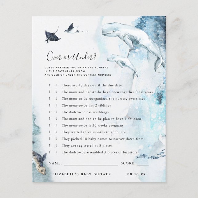 Över eller under | Barnstödsspel (Framsida)