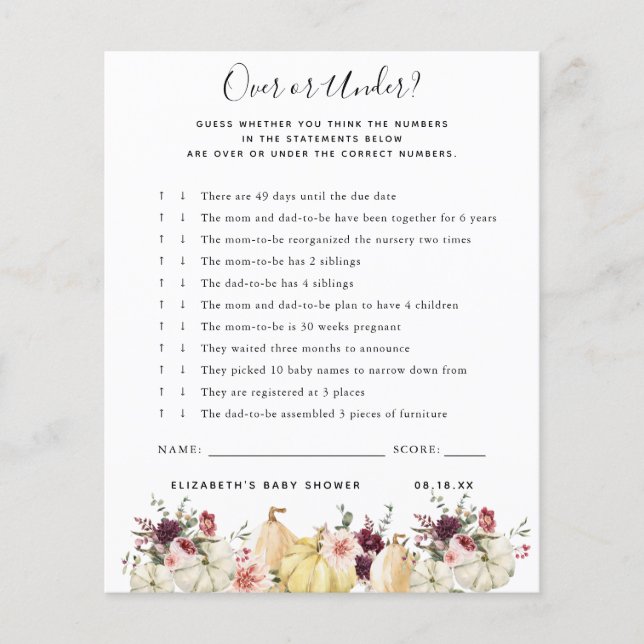 Över eller under | Barnstödsspel (Framsida)