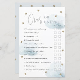 Över- eller under Blue Clouds Möhippa Game