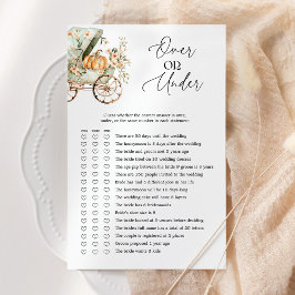 Över eller under Fall Little Pumpkin Baby Shower G