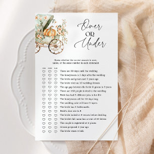 Över eller under Fall Little Pumpkin Baby Shower G