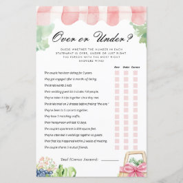 Över- eller under färsk Möhippa av spel