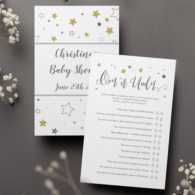 Över eller under Genderna Visa babyvisaren Guld (Skapare uppladdad)