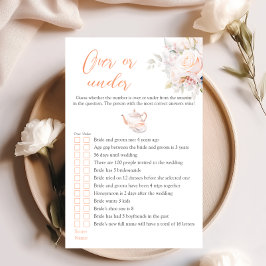 Över- eller under Pastellblooms Möhippa Game