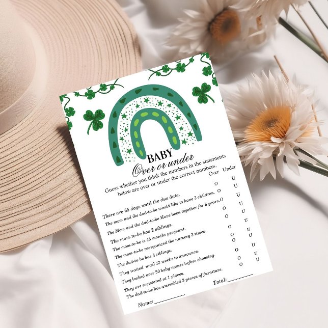 Över- eller under patrick babyduschspel (Skapare uppladdad)