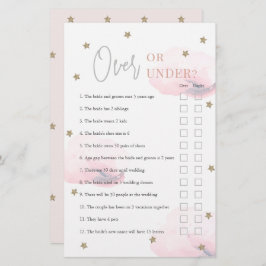 Över- eller under Rosa Clouds-Möhippans spel