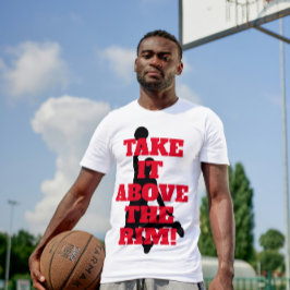 Över fälgen | Basketbollfras med Orange T Shirt