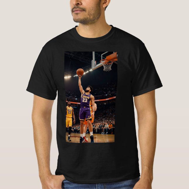 Över fälgen: Högflygande Basketball Shirt T (Framsida)