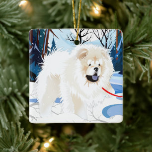 ÖVER FLODEN Cream Chow 2023 Ornament