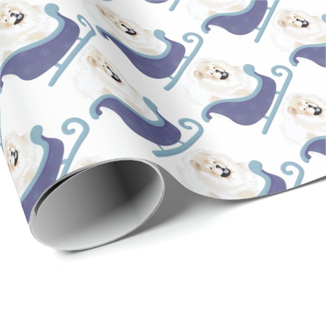 ÖVER FLODEN Cream Chow presentpapper (Rullad Hörn)
