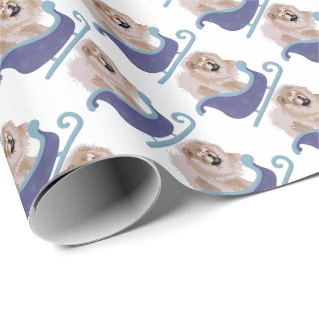 ÖVER FLODEN Fawn Chow inpackningspapper Presentpapper (Rullad Hörn)