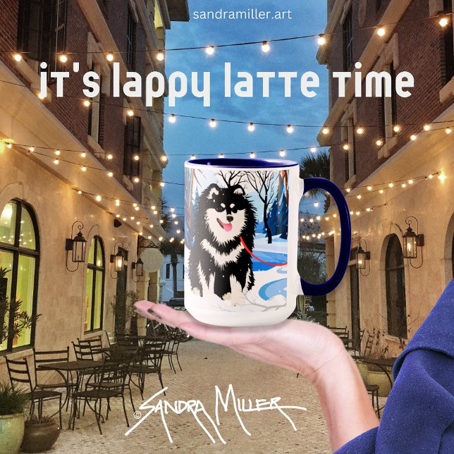ÖVER FLODEN Finnish Lapphund-mugg Mugg (Skapare uppladdad)