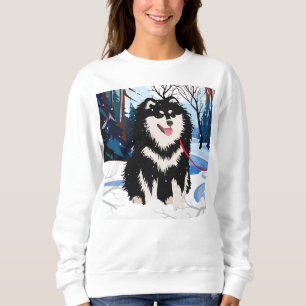 ÖVER FLODEN FINSKA Lapphund-skjortor når hela stil T Shirt