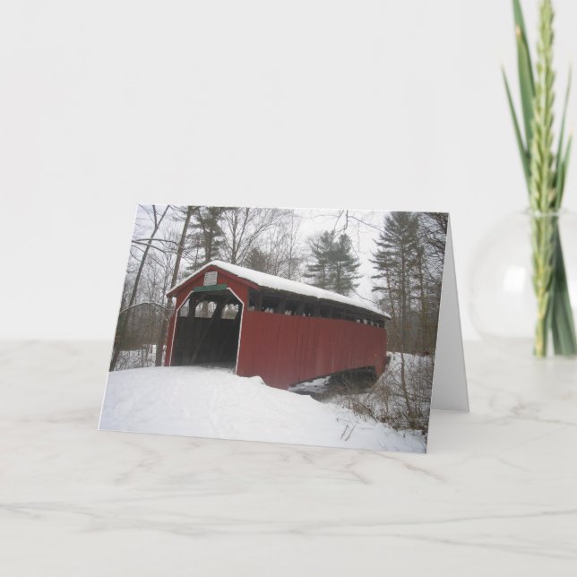 "Över floden och genom Skogen" Kort (Framsida)