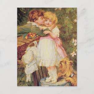 Över Garden Wall - Frederick Morgan Card Vykort