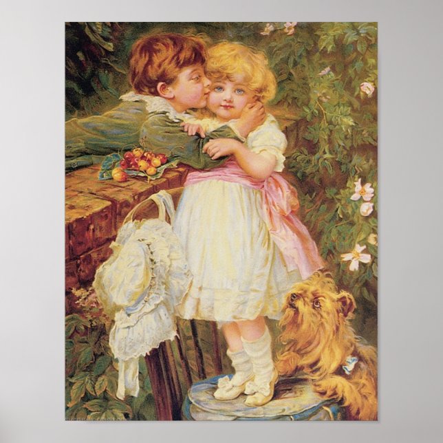 Över Garden Wall - Frederick Morgan Poster (Framsidan)