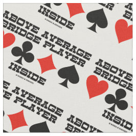 Över genomsnittlig Bridge Player inuti fyra kort-K Tyg