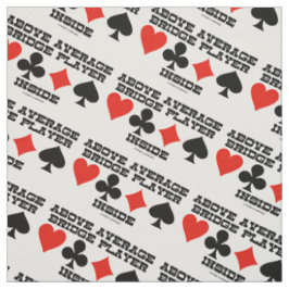 Över genomsnittlig Bridge Player inuti fyra kort-K Tyg