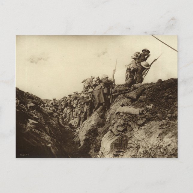 Över gränsen! vykort (Framsida)