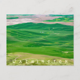 Över Grönten Palouse från Steptoe Butte Vykort