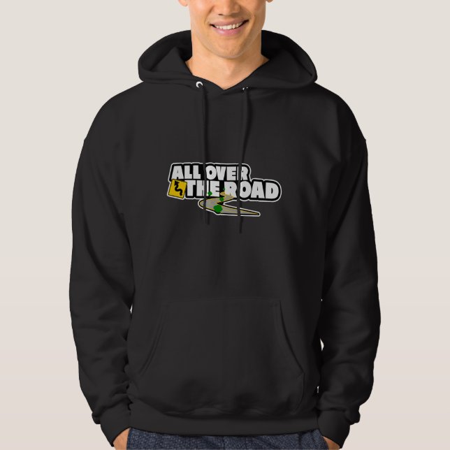 Över hela färdvägen hoodie (Framsida)