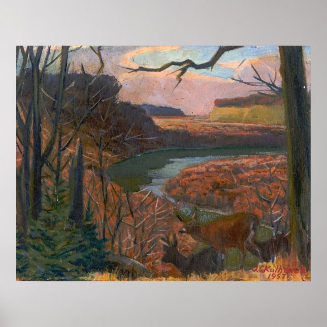 Över hela Valley - Kulhanek Poster (Framsidan)