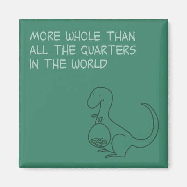 Över hela världens kvartersmagnet magnet (Framsidan)