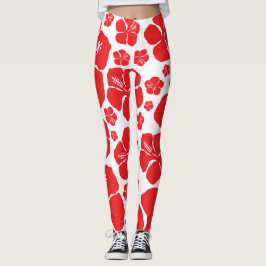 Över Hibiscus Leggings