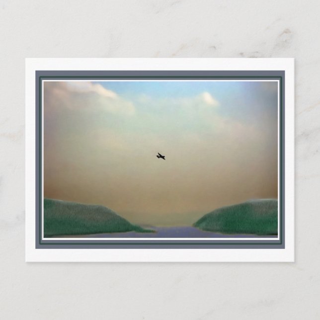 Över Hudson Vykort (Framsida)