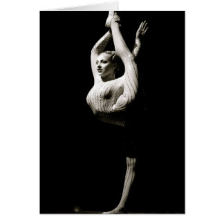 Över huvudet häl hälsningskort