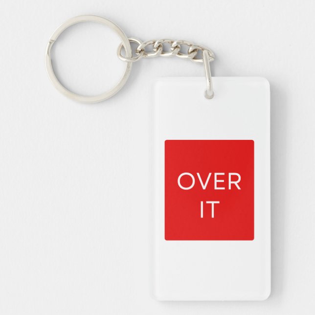 "OVER IT" Statement Graphic Tee Design (Framsidan)