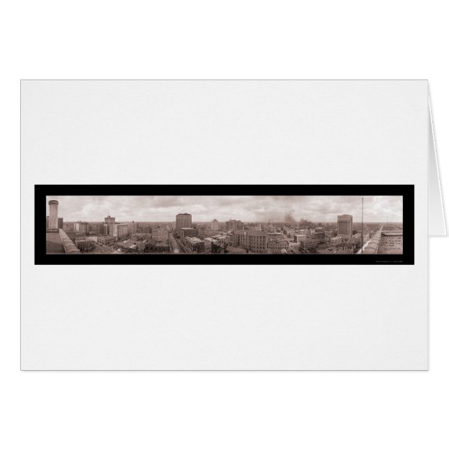 Över Keystone Houston Photo 1924 Hälsningskort (Framsidan Horizontal)