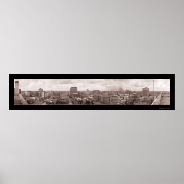 Över Keystone Houston Photo 1924 Poster (Framsidan)