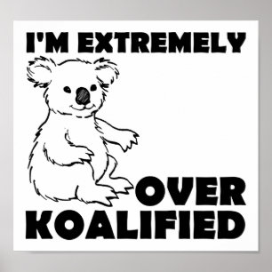Över Koalafied Roligt Affisch