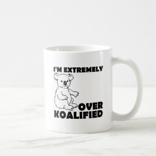 Över Koalafierad Rolig Mugg