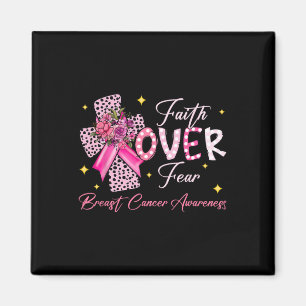 Över Kor Rosa Ribbon Christian Breast Cance Magnet