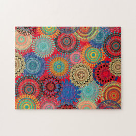 Över Mandela-design Pussel