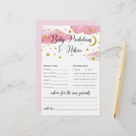 Över Måne Baby rådgivande kort och förutsägelsekor