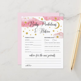 Över Måne Baby rådgivande kort och förutsägelsekor