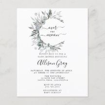 Över Måne babyduschen | BudgetFlyer