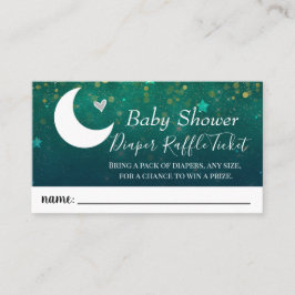 Över Måne babyskådaren Diaper Raffle Biljett