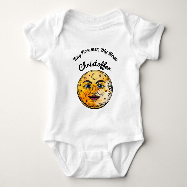 Över Måne Babyskaren Firande T Shirt (Framsida)
