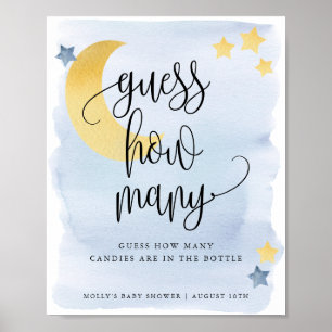 Över Måne, Blue Gissa hur många spel.. Poster
