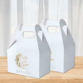 Över Måne Boho Guld damm och moln Presentaskar